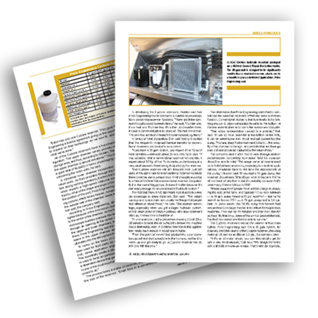 Cyclone Hydraulic Cost Savings